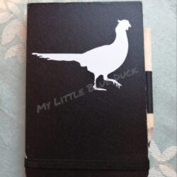 Pheasant small notebook with pencil