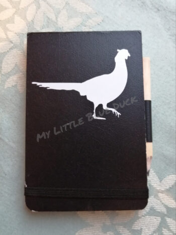 Pheasant small notebook with pencil