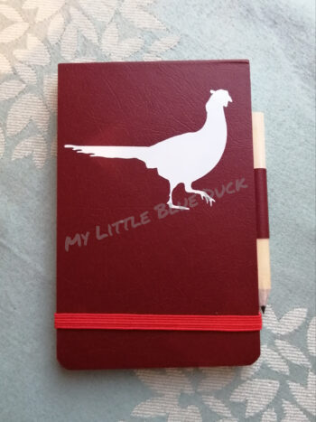 Pheasant small notebook with pencil - Image 2