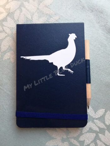 Pheasant small notebook with pencil - Image 3
