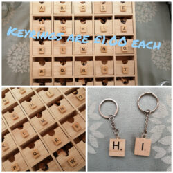 Alphabet Keyrings