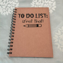 To do list A5 notebook