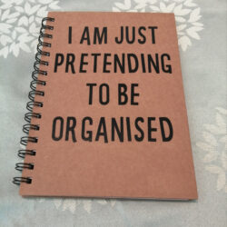 Pretending to be organised A5 notebook