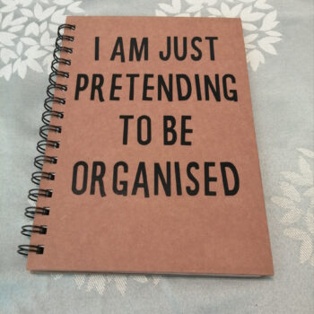 Pretending to be organised A5 notebook